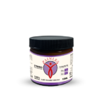 an image of pains pain relief topical cream. Strong Solution. 15ml Bottle. 20mg of THC, 20mg of CBD